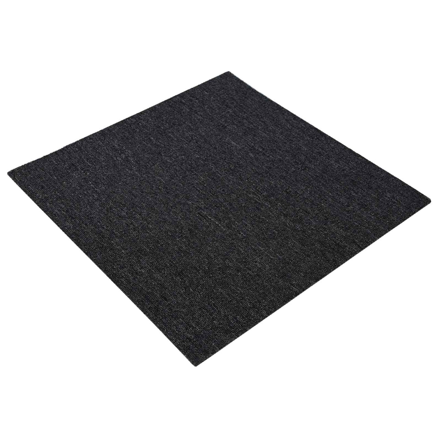 Carpet Tile Dark Grey 50 x 50 cm 20 pcs PP and Bitumen