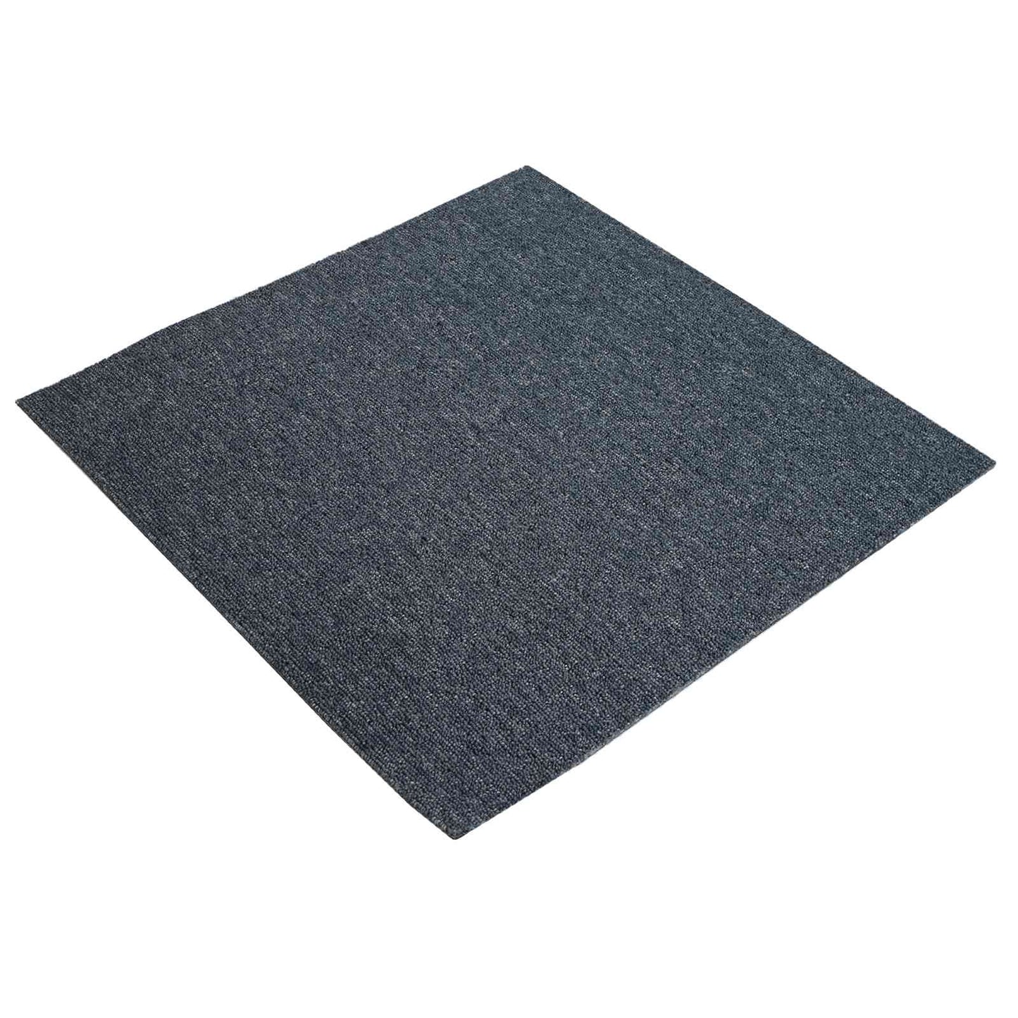 Carpet Tile Blue Grey 50 x 50 cm 4 pcs PP and Bitumen