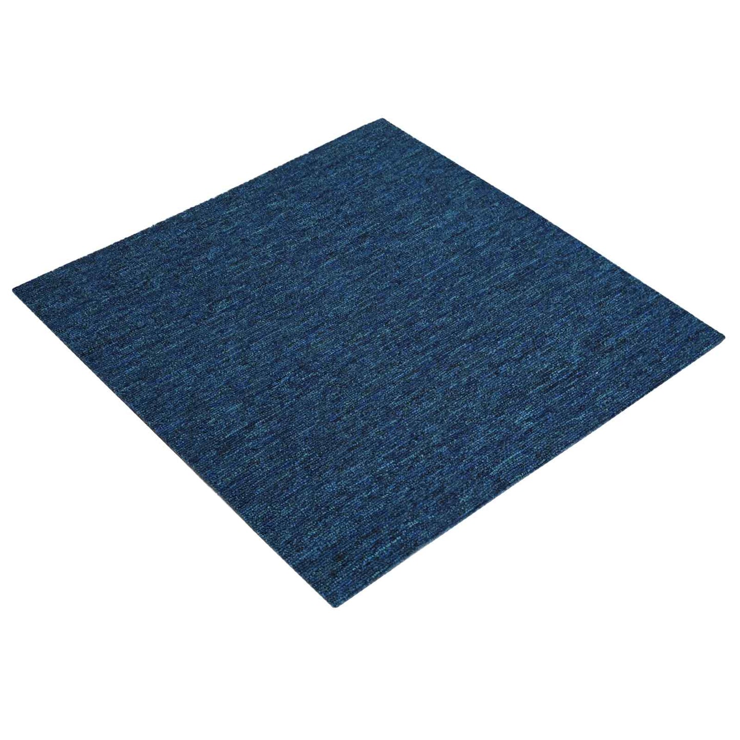 Carpet Tile Blue 50 x 50 cm 4 pcs PP and Bitumen