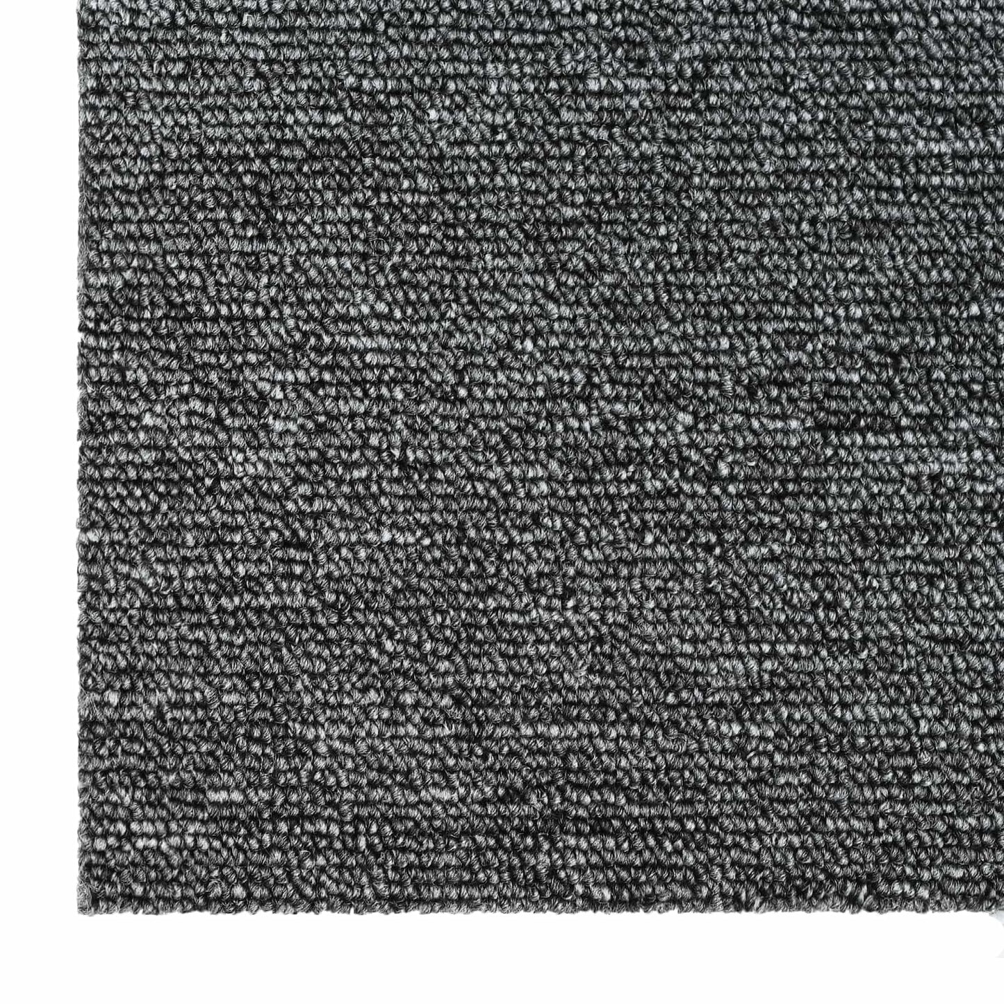 Carpet Tile Medium Grey 50 x 50 cm 4 pcs PP and Bitumen