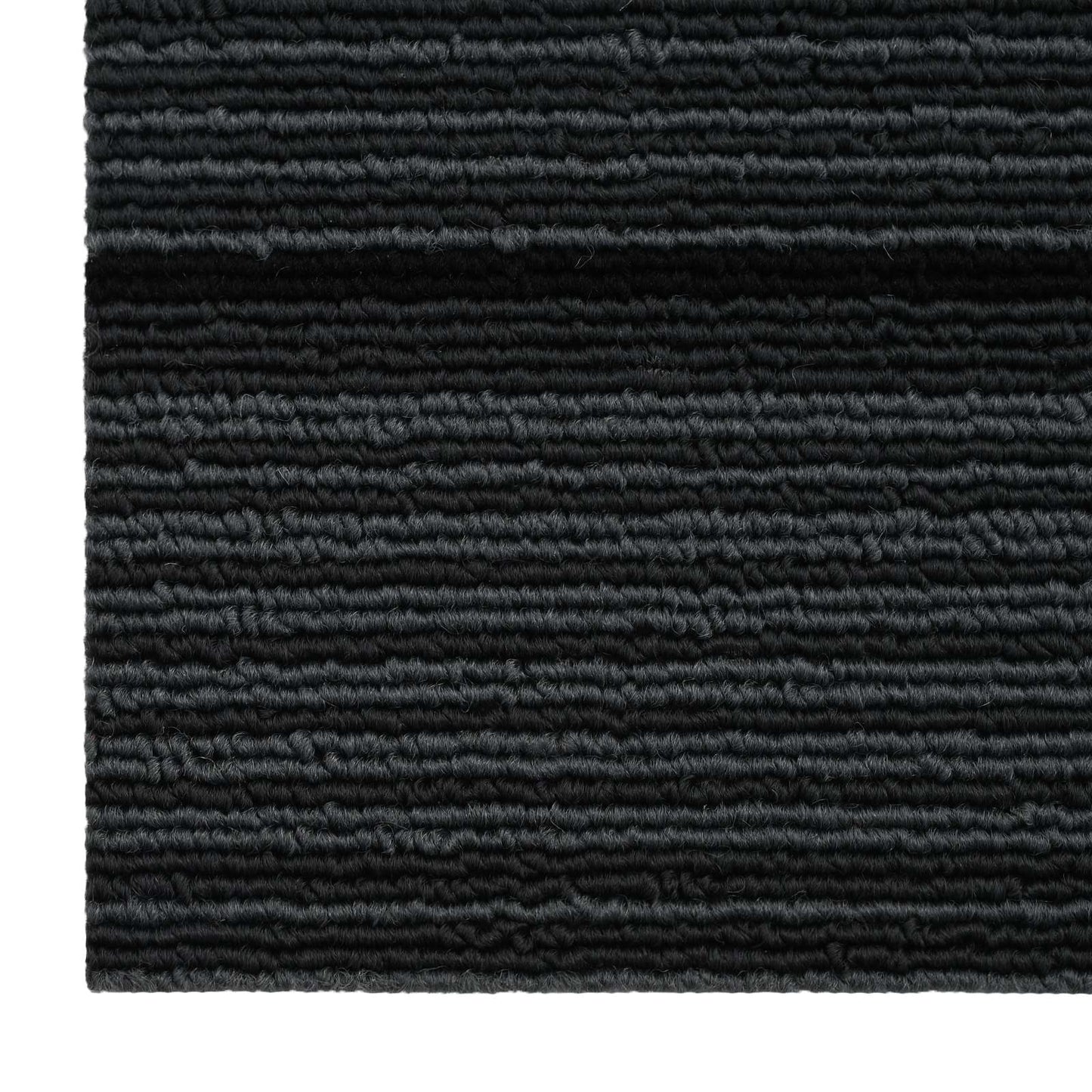 Carpet Tile Striped Light Grey 50 x 50 cm 4 pcs PP and Bitumen