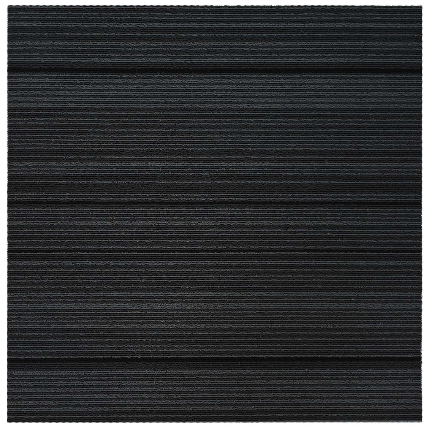 Carpet Tile Striped Light Grey 50 x 50 cm 4 pcs PP and Bitumen