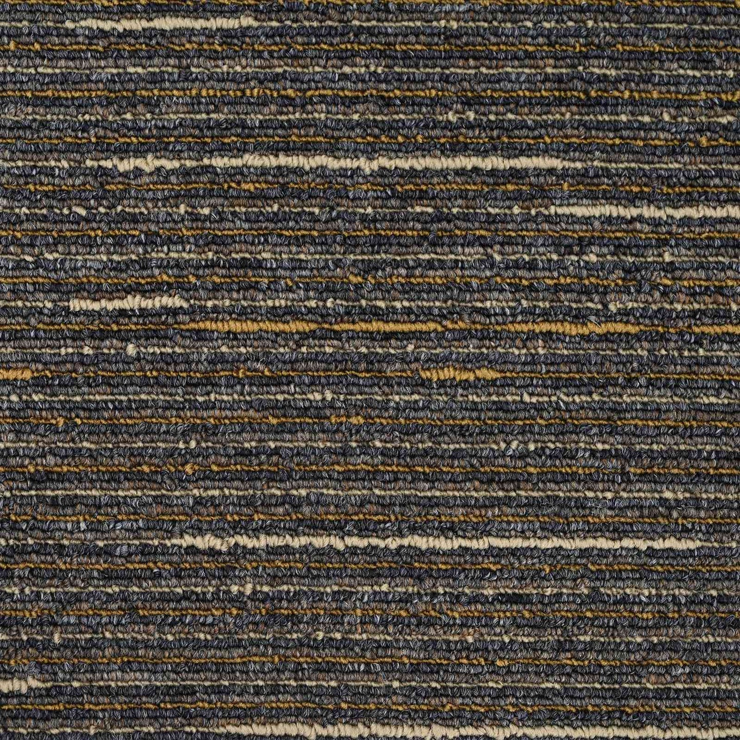 Carpet Tile Striped Light Brown 50 x 50 cm 4 pcs PP and Bitumen