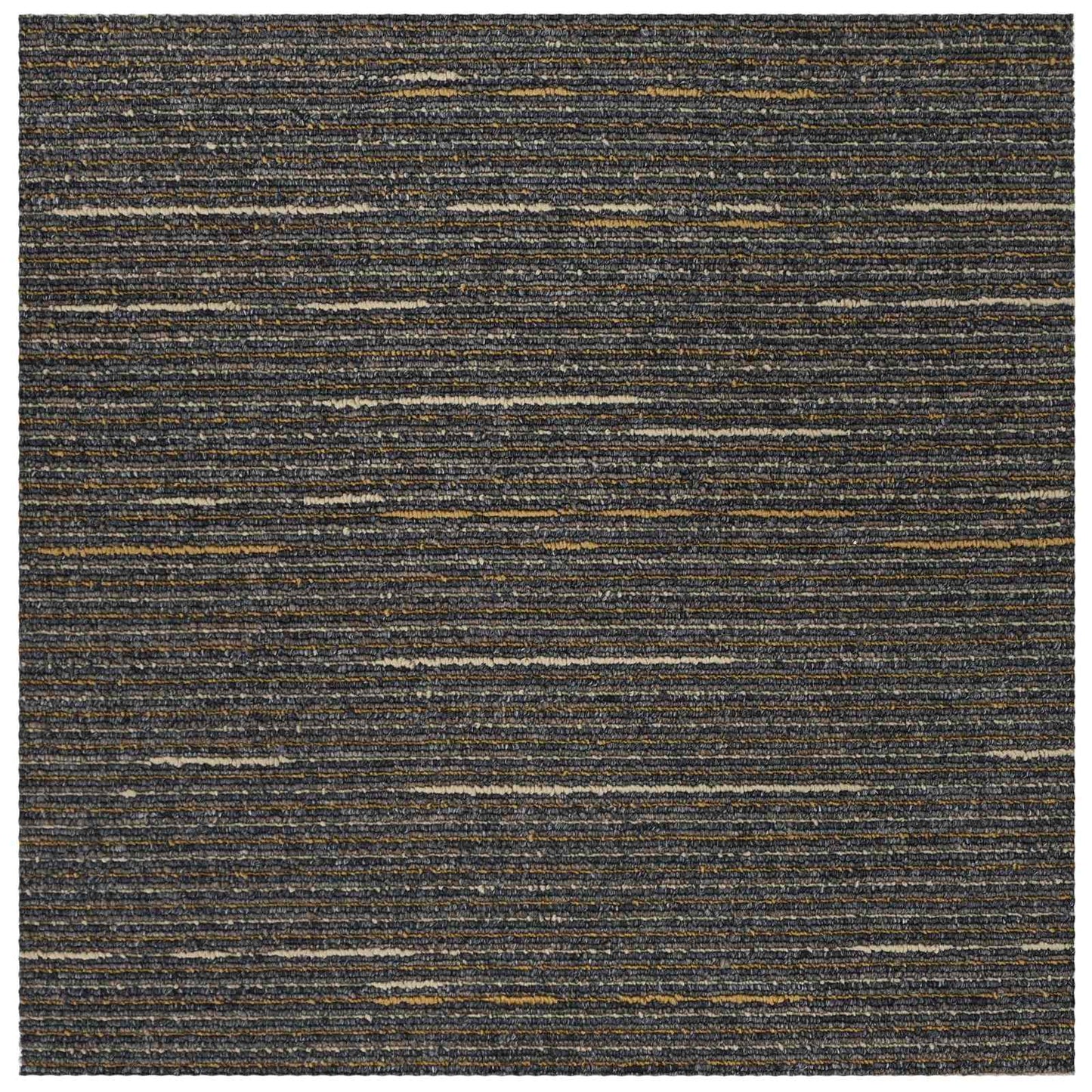 Carpet Tile Striped Light Brown 50 x 50 cm 20 pcs