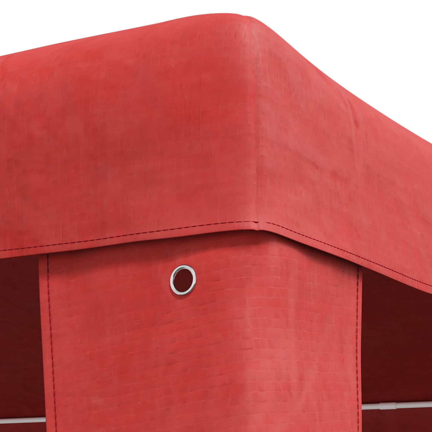 Party Tent 400 x 300 x 255 cm Red PE and Steel