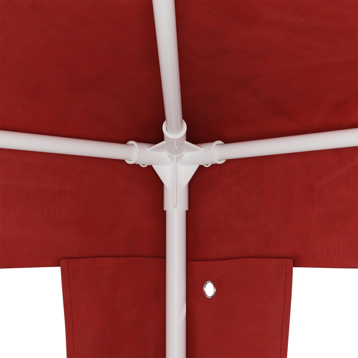 Party Tent 400 x 300 x 255 cm Red PE and Steel