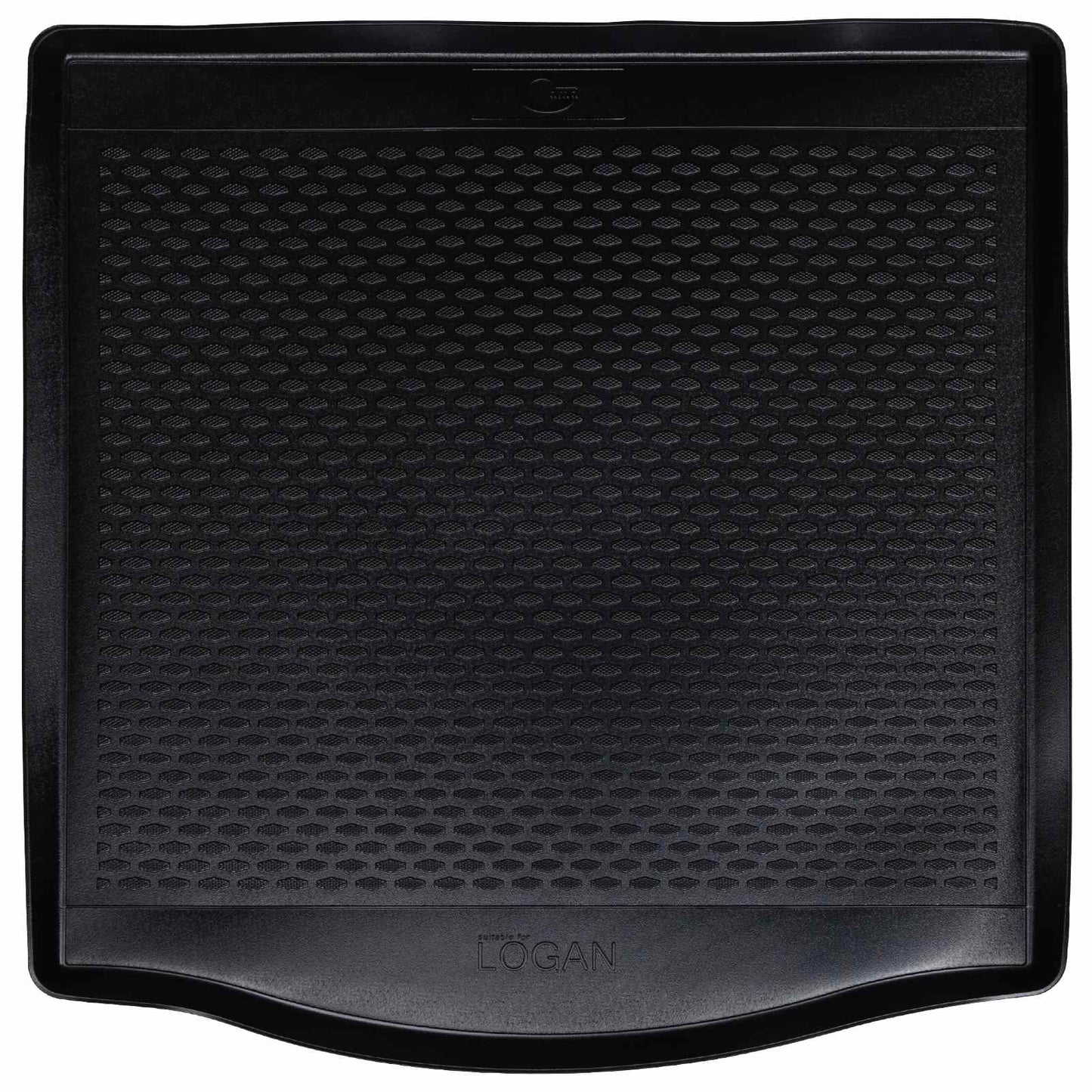 Trunk Mat Black suitable for DACIA LOGAN 2012-2020 Rubber