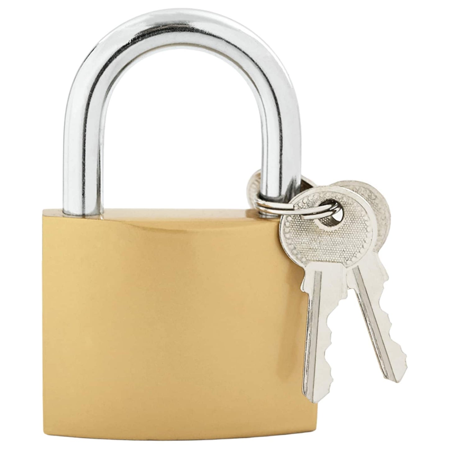 U Lock with Keys 6 pcs Brass Iron