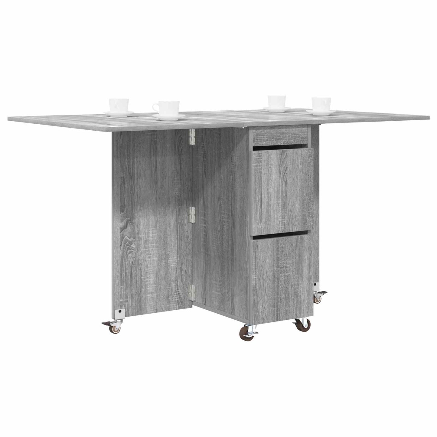 Dinning Table 2 pcs 140 x 80 x 77 cm Engineered Wood