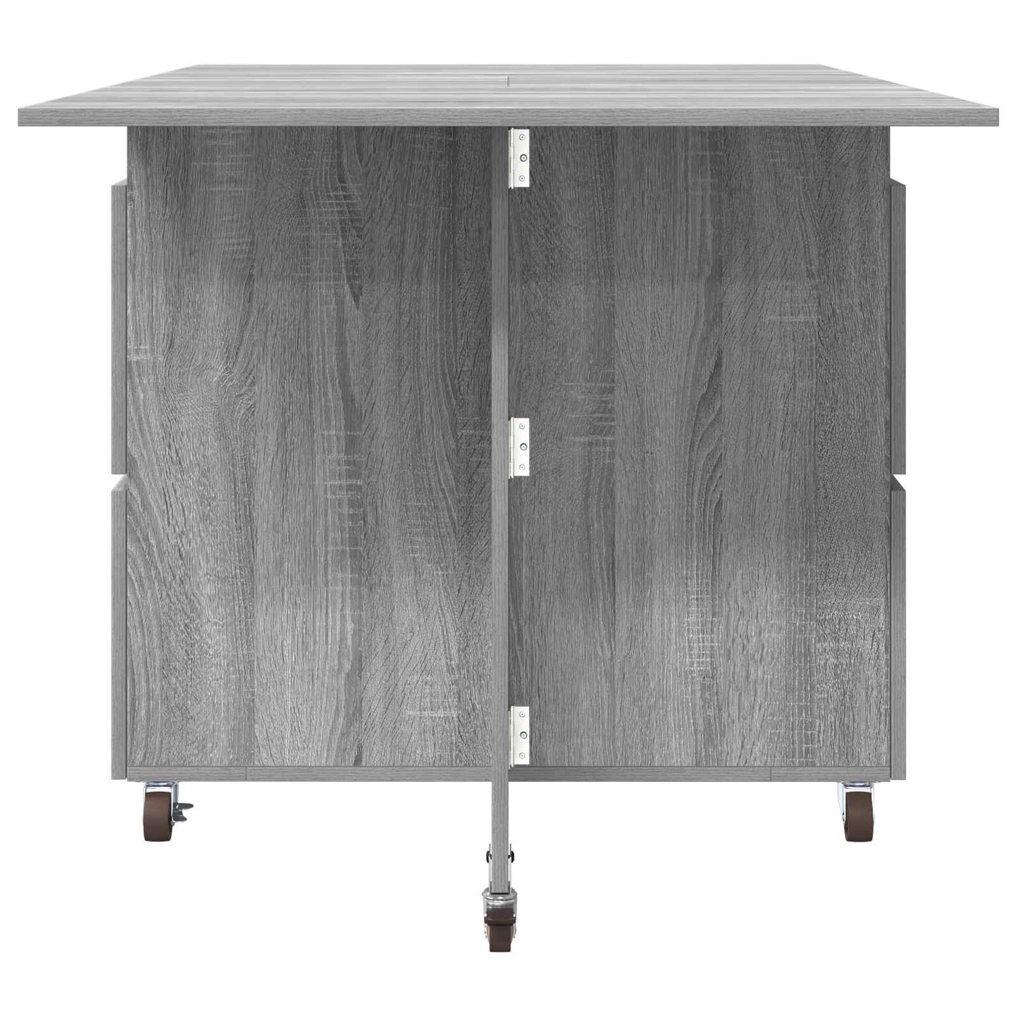 Dinning Table 2 pcs 140 x 80 x 77 cm Engineered Wood