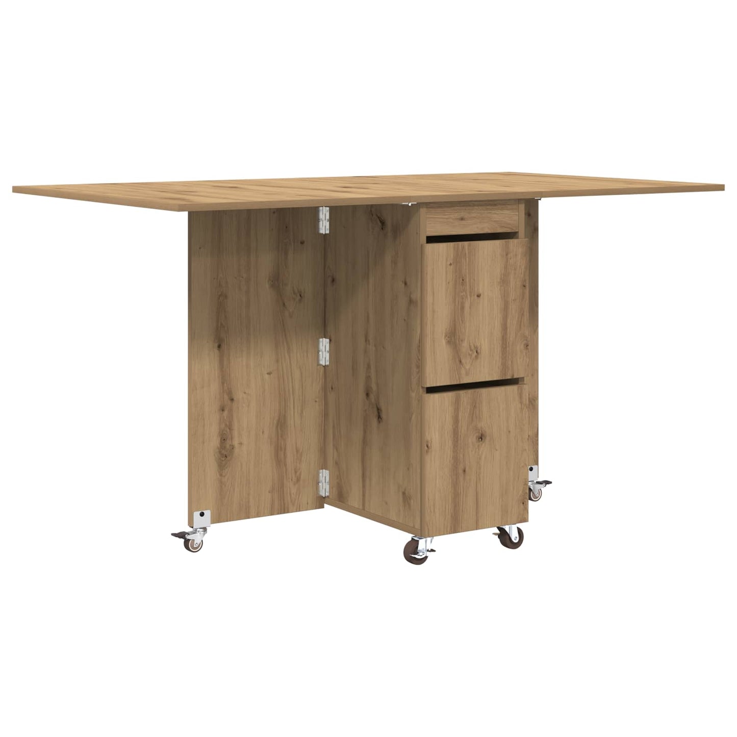 Dinning Table 2 pcs 140 x 80 x 77 cm Engineered Wood