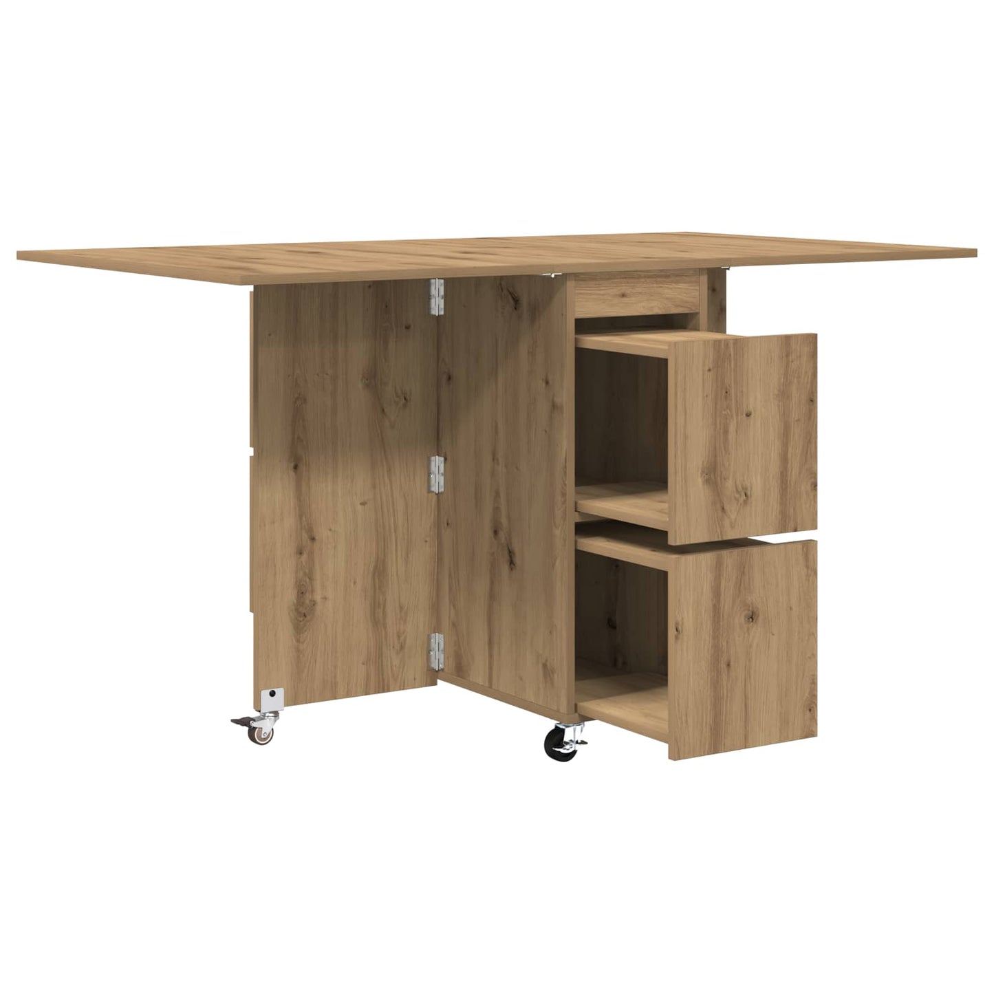 Dinning Table 2 pcs 140 x 80 x 77 cm Engineered Wood