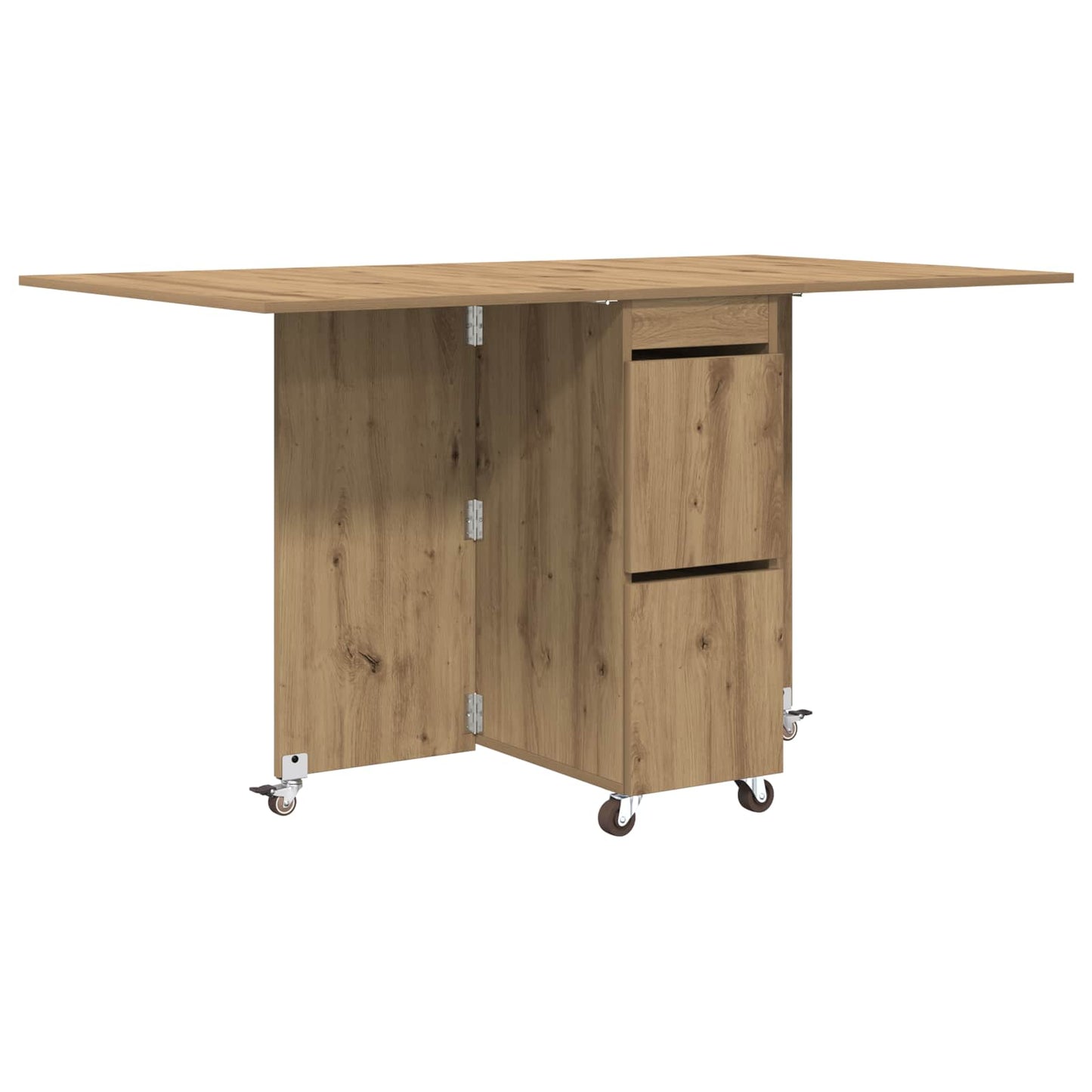 Dinning Table 2 pcs 140 x 80 x 77 cm Engineered Wood