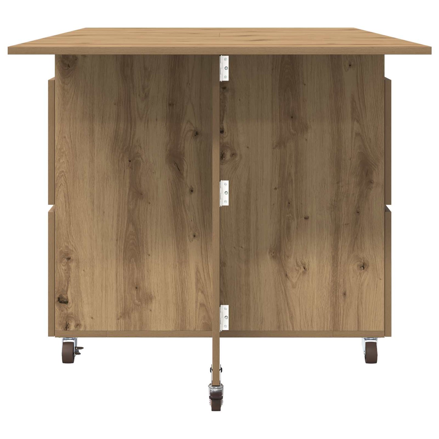 Dinning Table 2 pcs 140 x 80 x 77 cm Engineered Wood