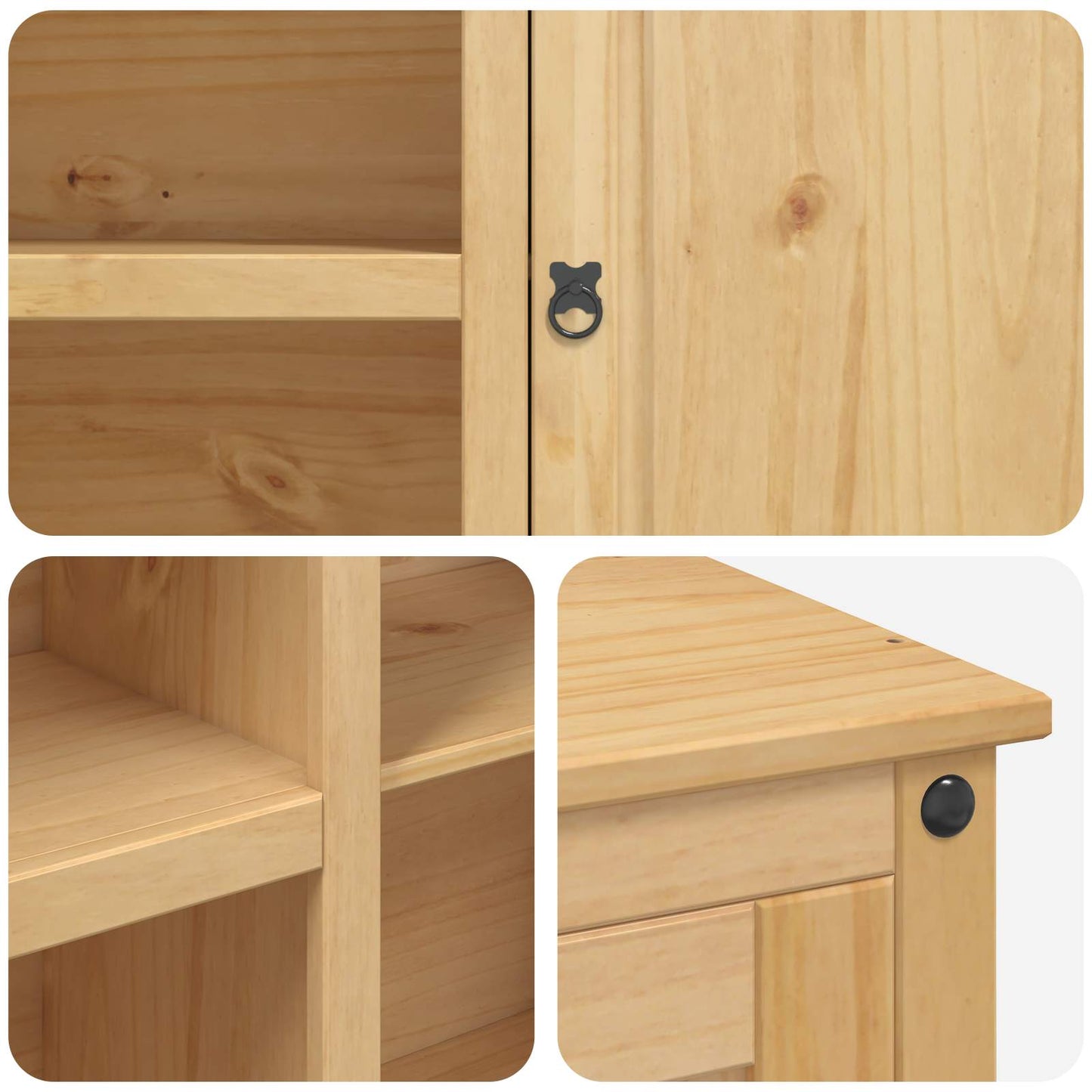 Kitchen Island Set 2 pcs Honey Wax 112 x 77 x 91.5 cm