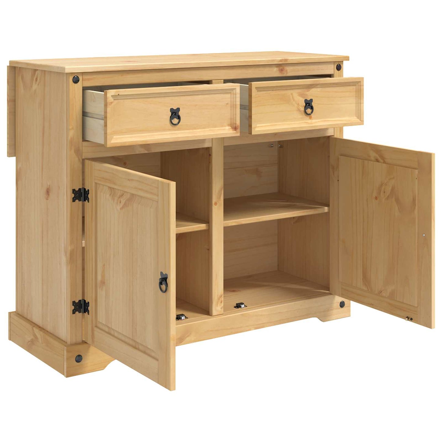 Kitchen Island Set 2 pcs Honey Wax 112 x 70 x 91.5 cm