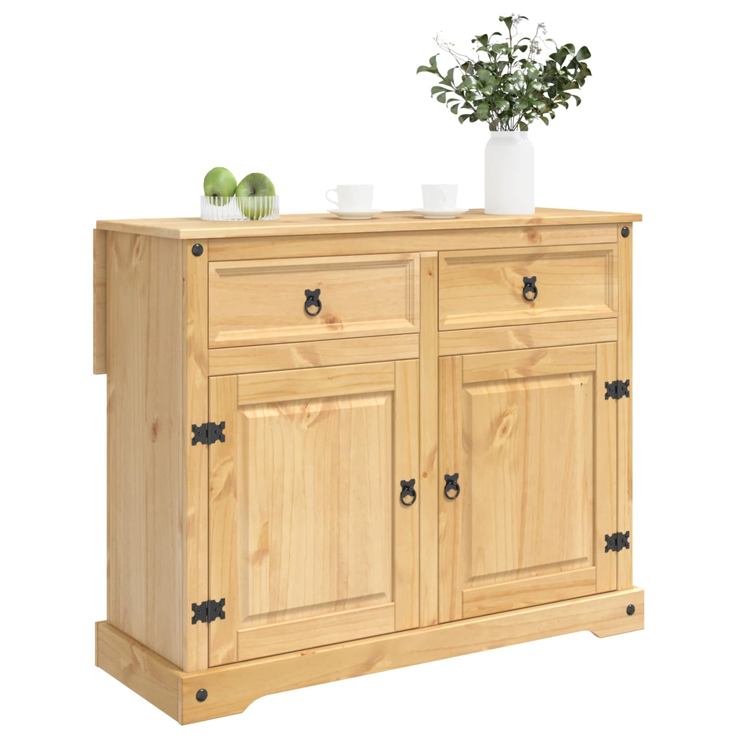 Kitchen Island Set 2 pcs Honey Wax 112 x 70 x 91.5 cm
