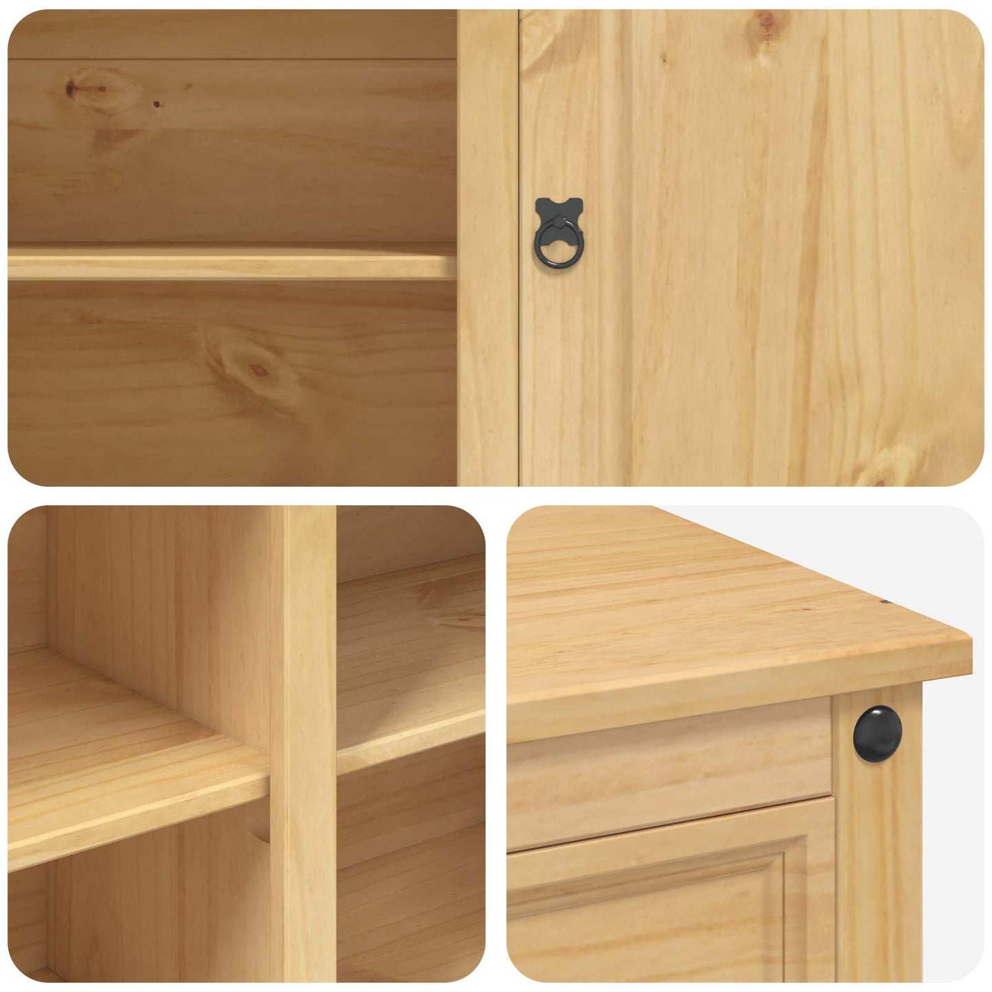 Kitchen Island Set 2 pcs Honey Wax 112 x 70 x 91.5 cm