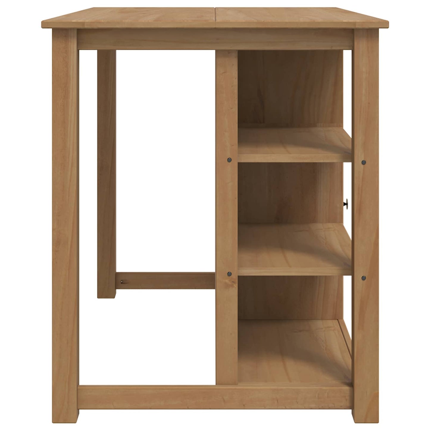 Kitchen Island Set 2 pcs PANAMA Honey Wax 112 x 77 x 90 cm