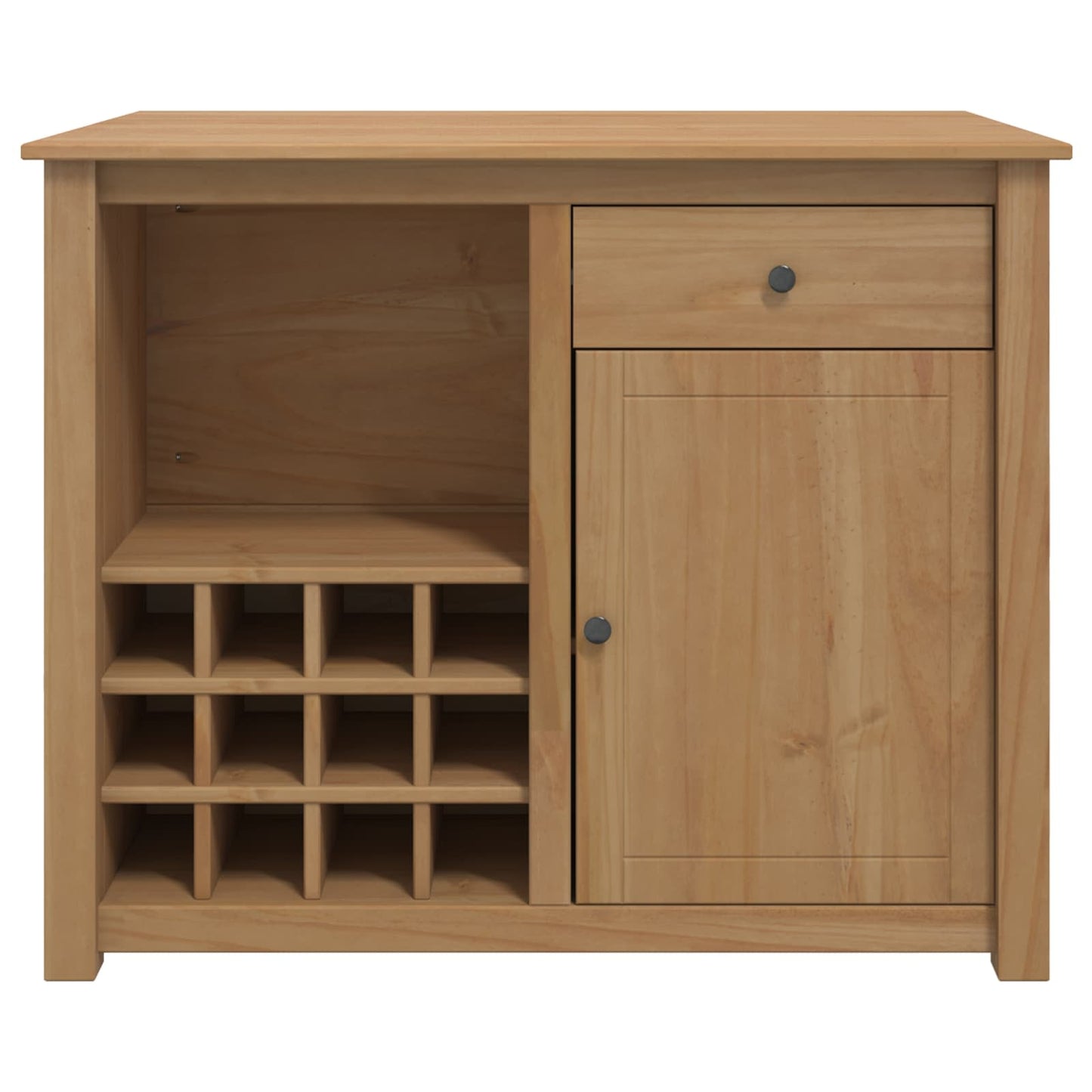 Kitchen Island Set 2 pcs PANAMA Honey Wax 112 x 77 x 90 cm