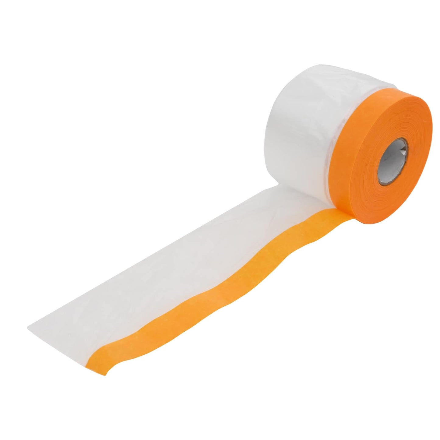 Dust Sheet with Adhesive Tape 12 pcs Transparent 55 x 3300 cm