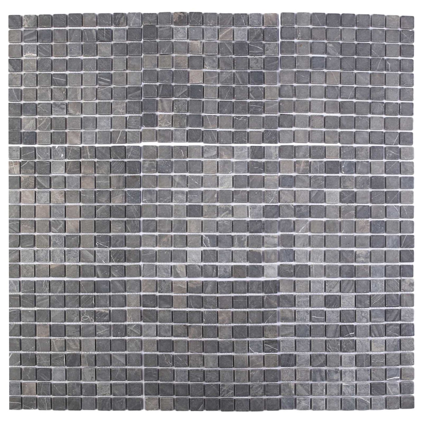 Mosaic Tiles Grey 30 x 30 cm Marble