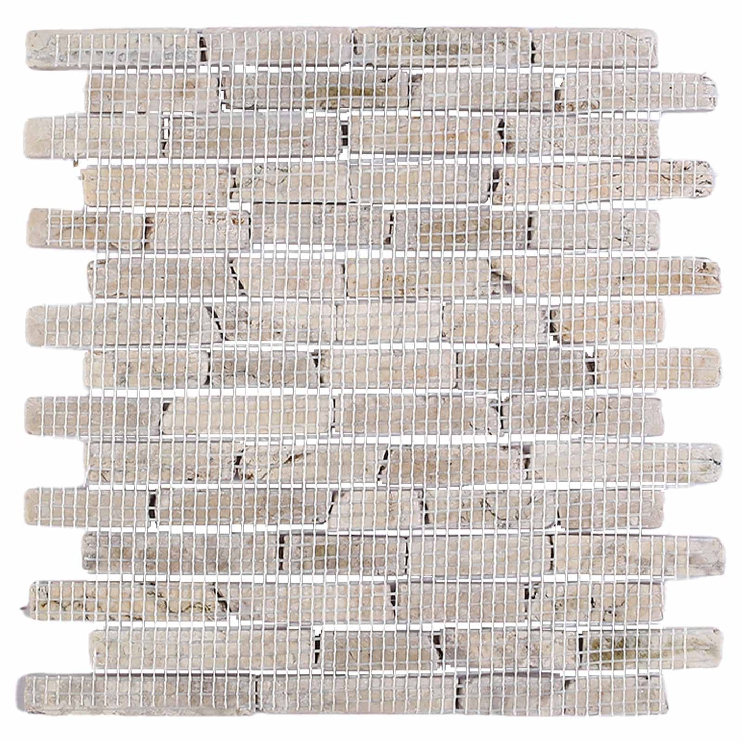 Mosaic Tiles Cream 30 x 30 cm Marble