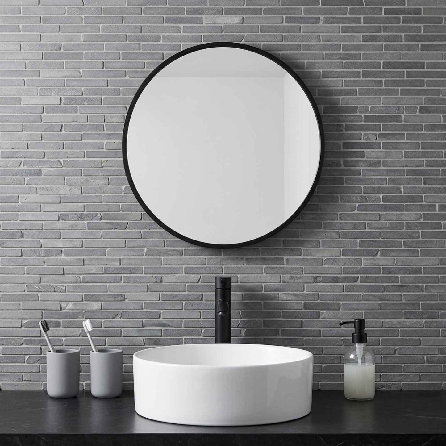 Mosaic Tiles Grey 30 x 30 cm Marble