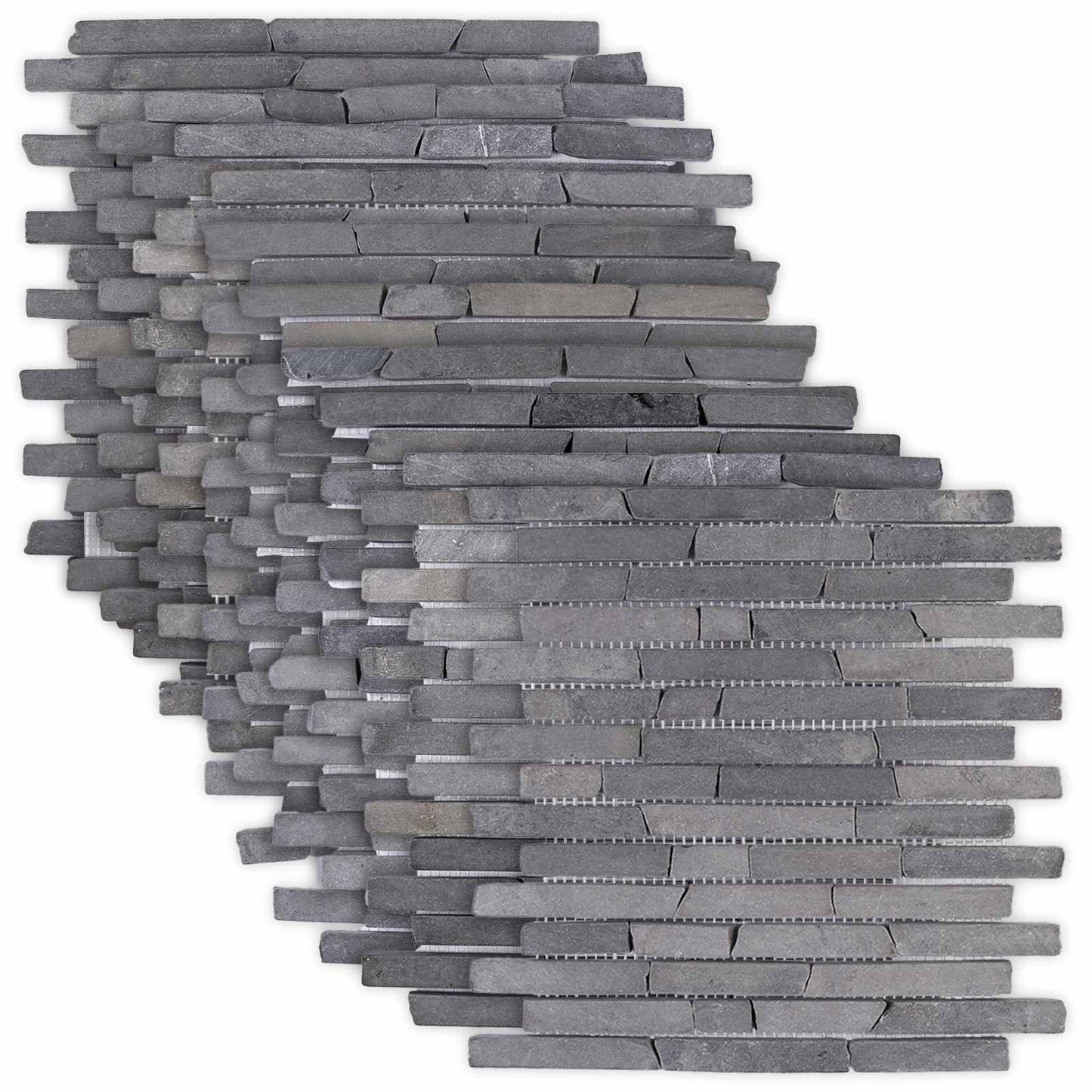 Mosaic Tiles Grey 30 x 30 cm Marble
