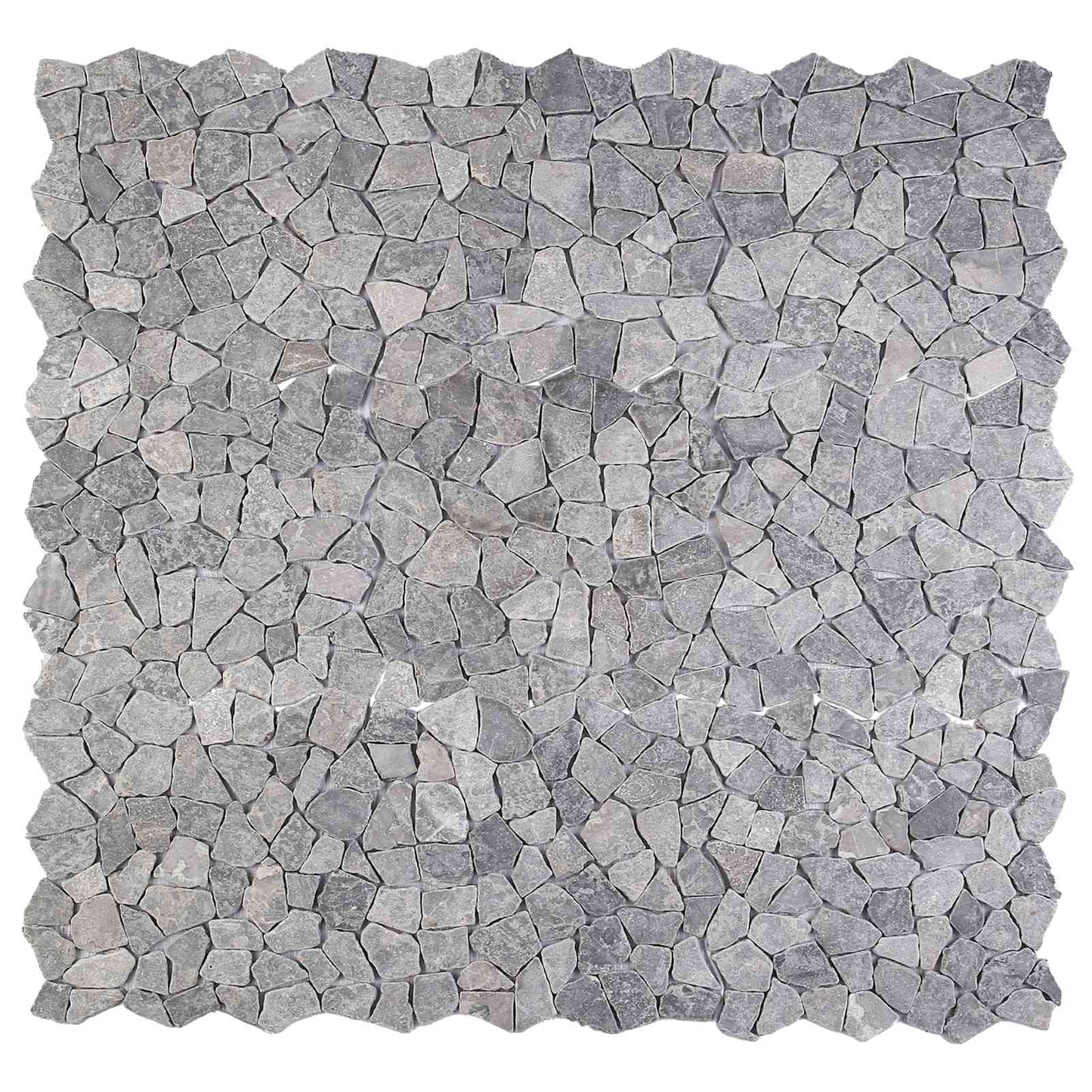 Mosaic Tiles Light Grey 30 x 30 cm Marble