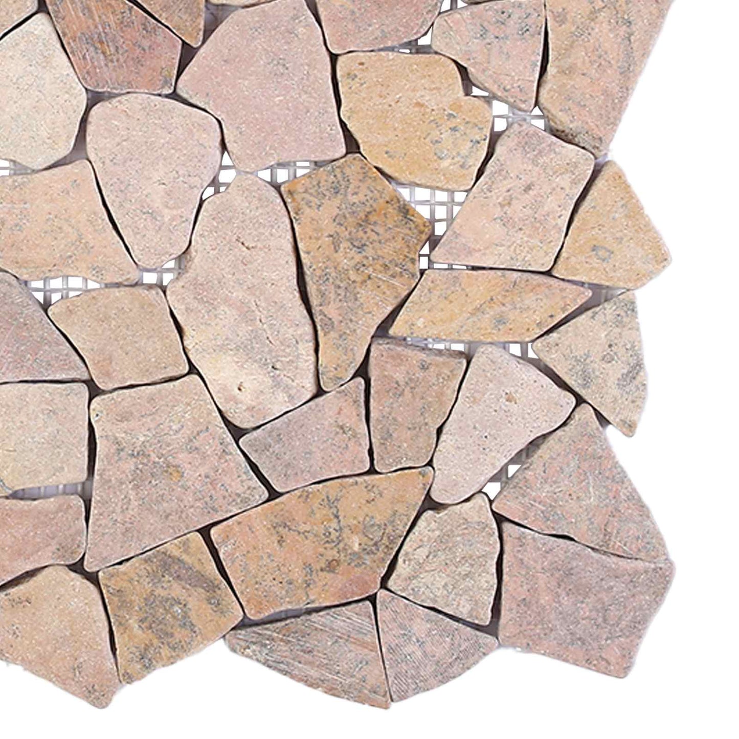 Mosaic Tiles Red 30 x 30 cm Marble