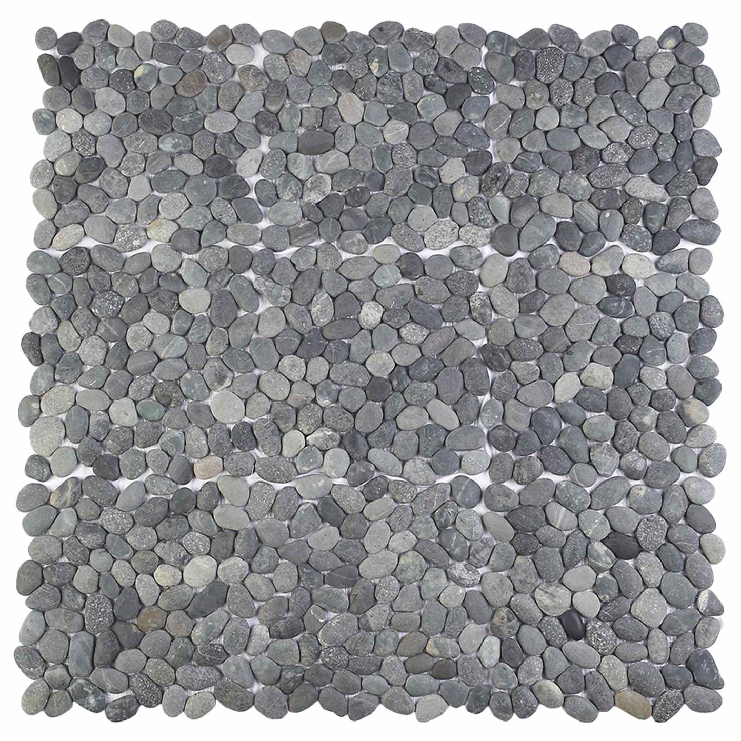 Pebble Tiles Grey 30 x 30 cm River Pebble