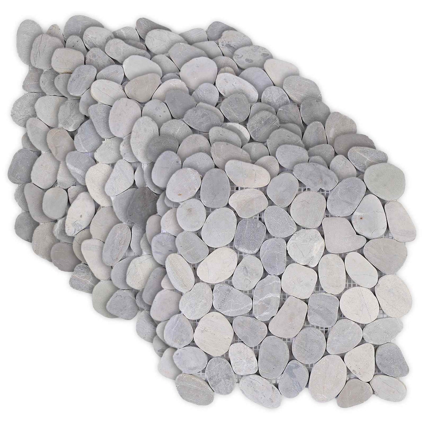 Pebble Tiles Grey 30 x 30 cm River Pebble