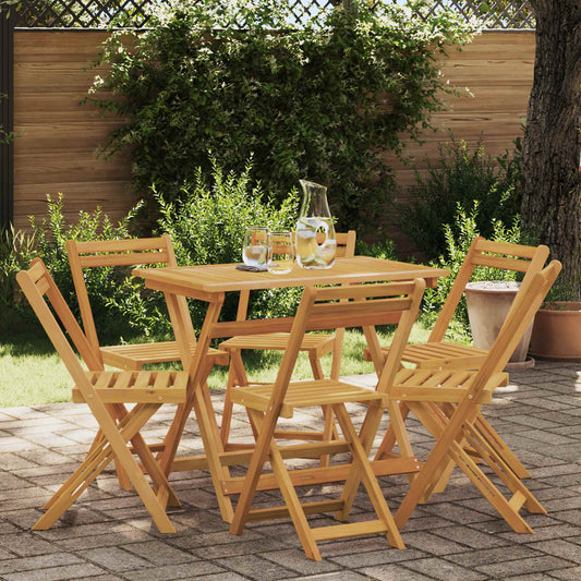Folding Garden Chairs Folding 6 pcs Natural 40 x 53 x 80 cm