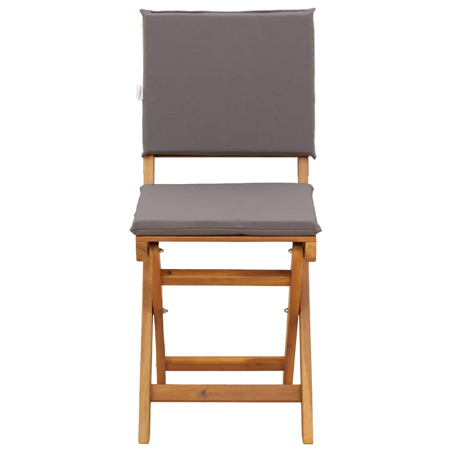 Garden Chair 8 pcs Dark Grey 38 x 46 x 85 cm Solid Acacia Wood