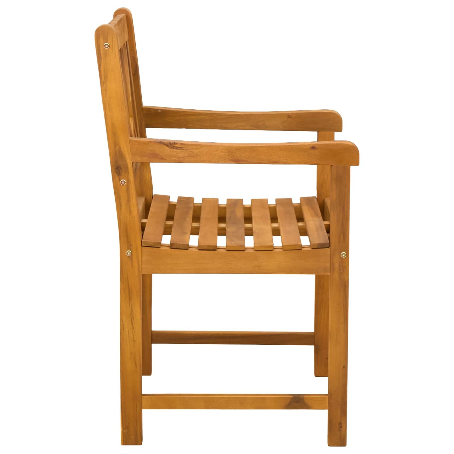 Outdoor Bench 4 pcs Natural 56 x 55.5 x 90 cm Solid Acacia Wood