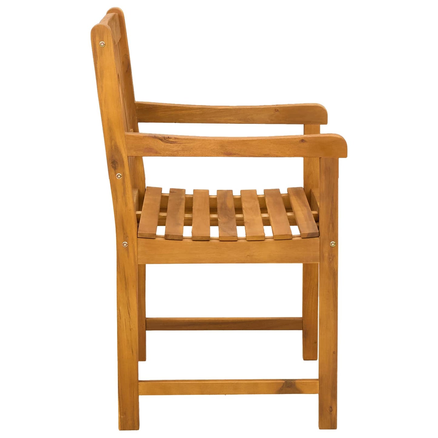Outdoor Bench 4 pcs Natural 56 x 55.5 x 90 cm Solid Acacia Wood