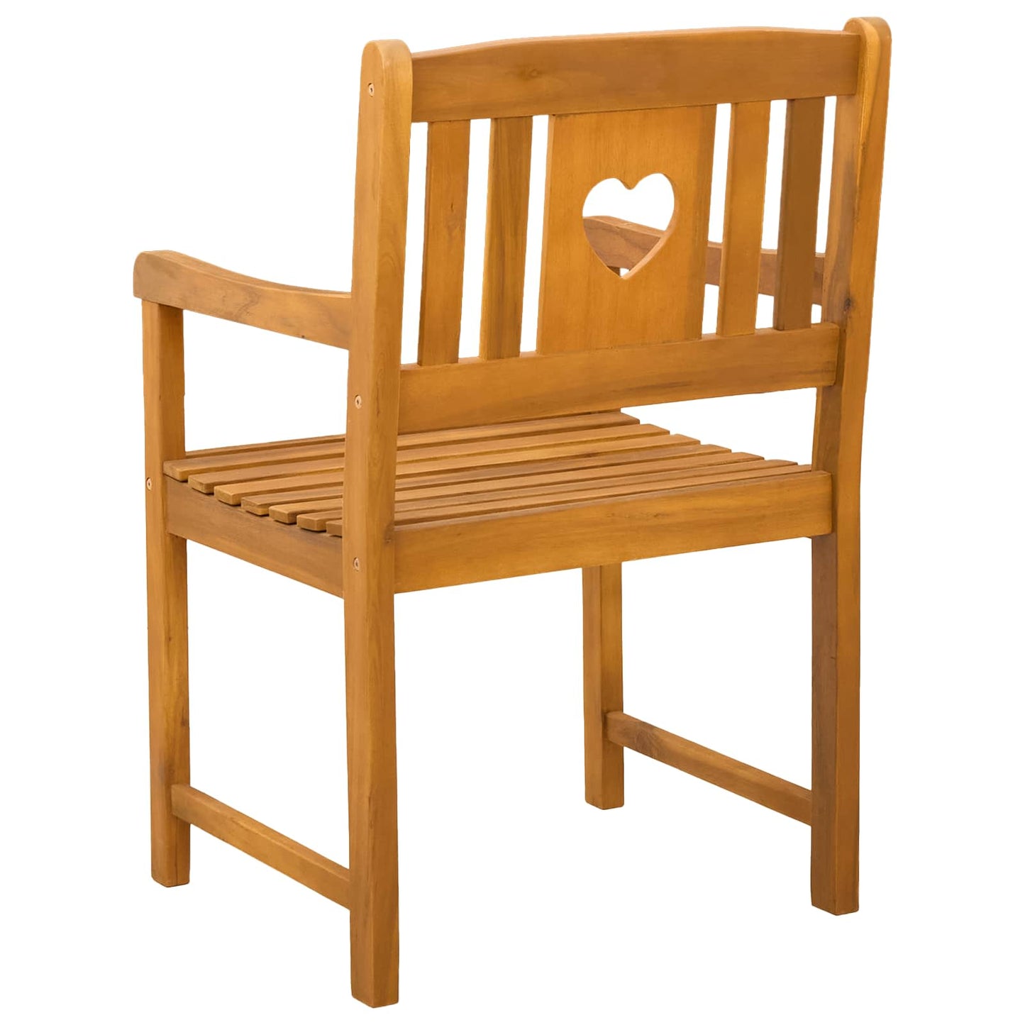 Outdoor Bench 8 pcs Natural 56 x 55.5 x 90 cm Solid Acacia Wood