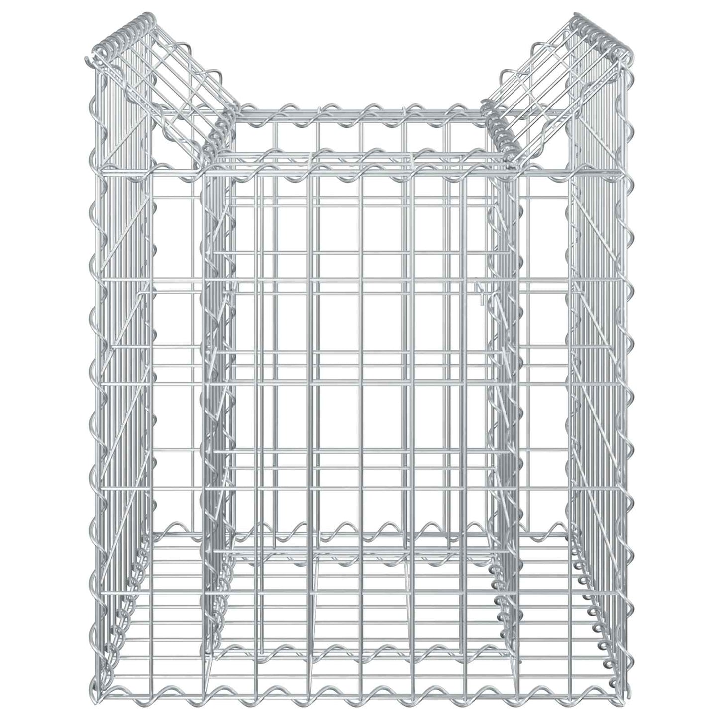Gabion Raised Bed Silver