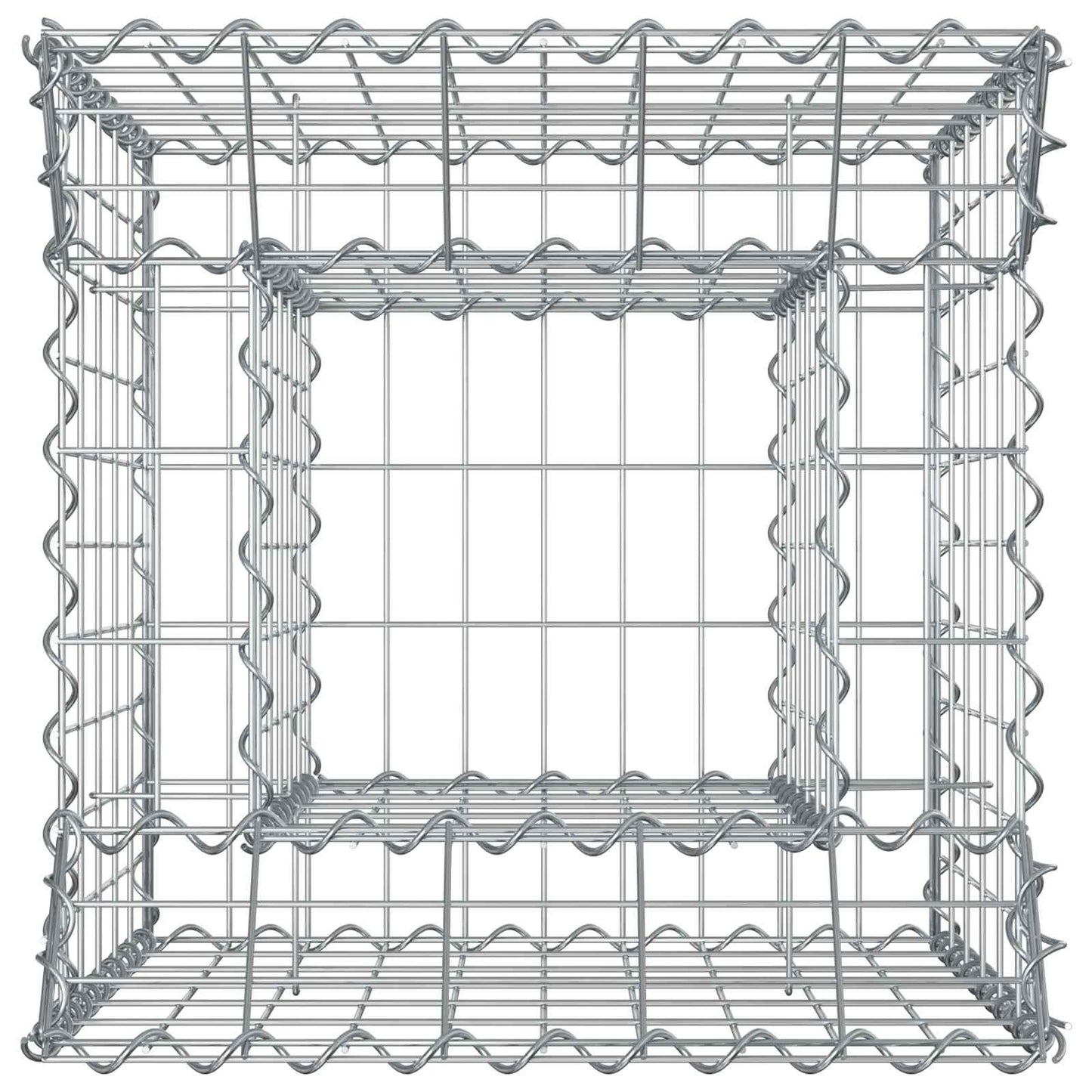 Gabion Raised Bed Silver