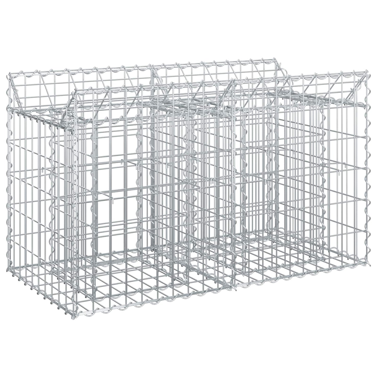 Gabion Raised Bed Silver