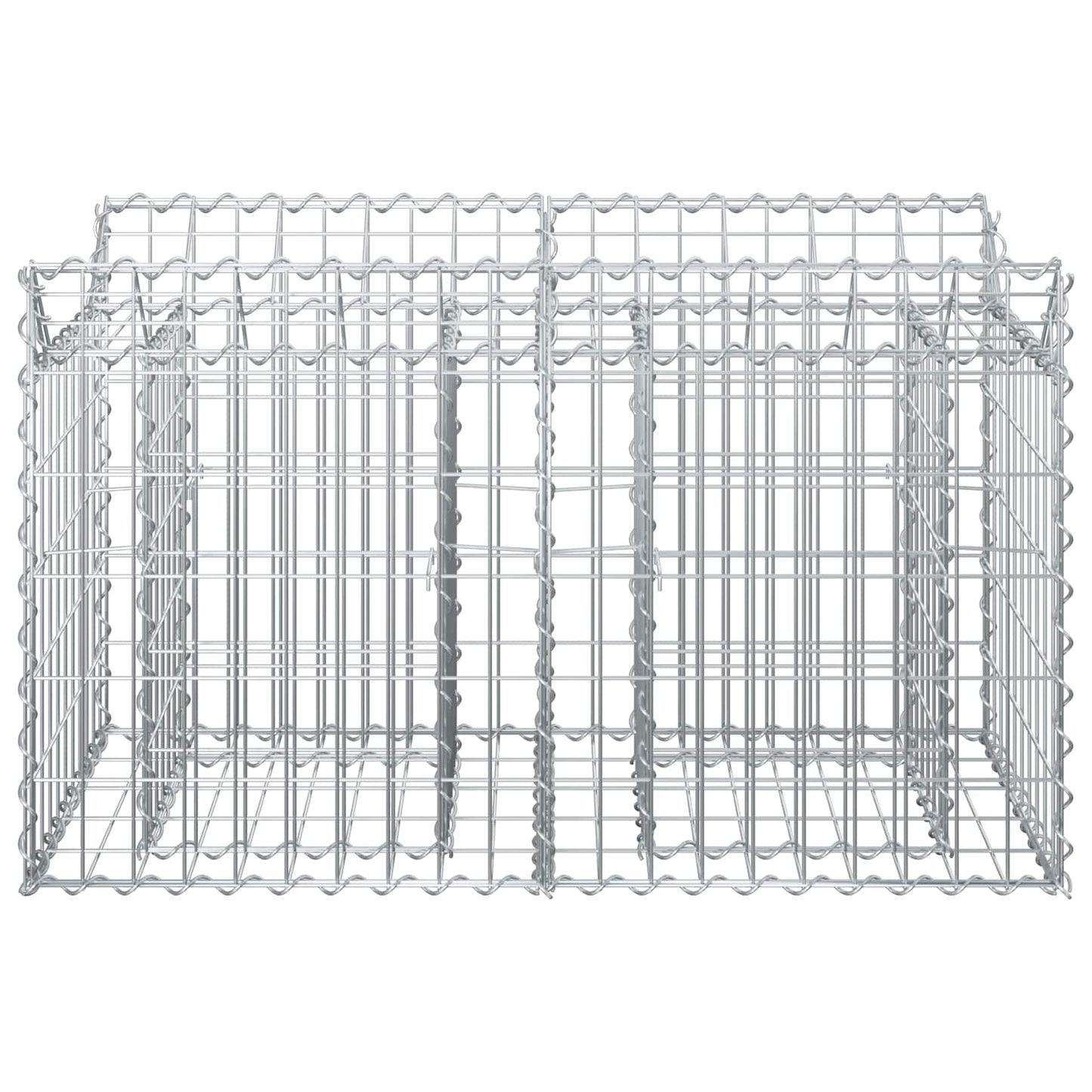 Gabion Raised Bed Silver