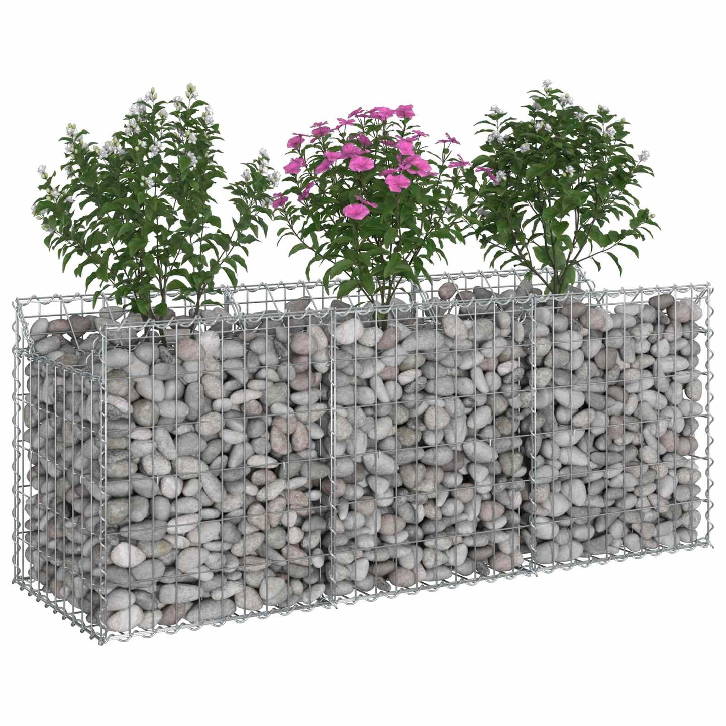 Gabion Raised Bed Silver