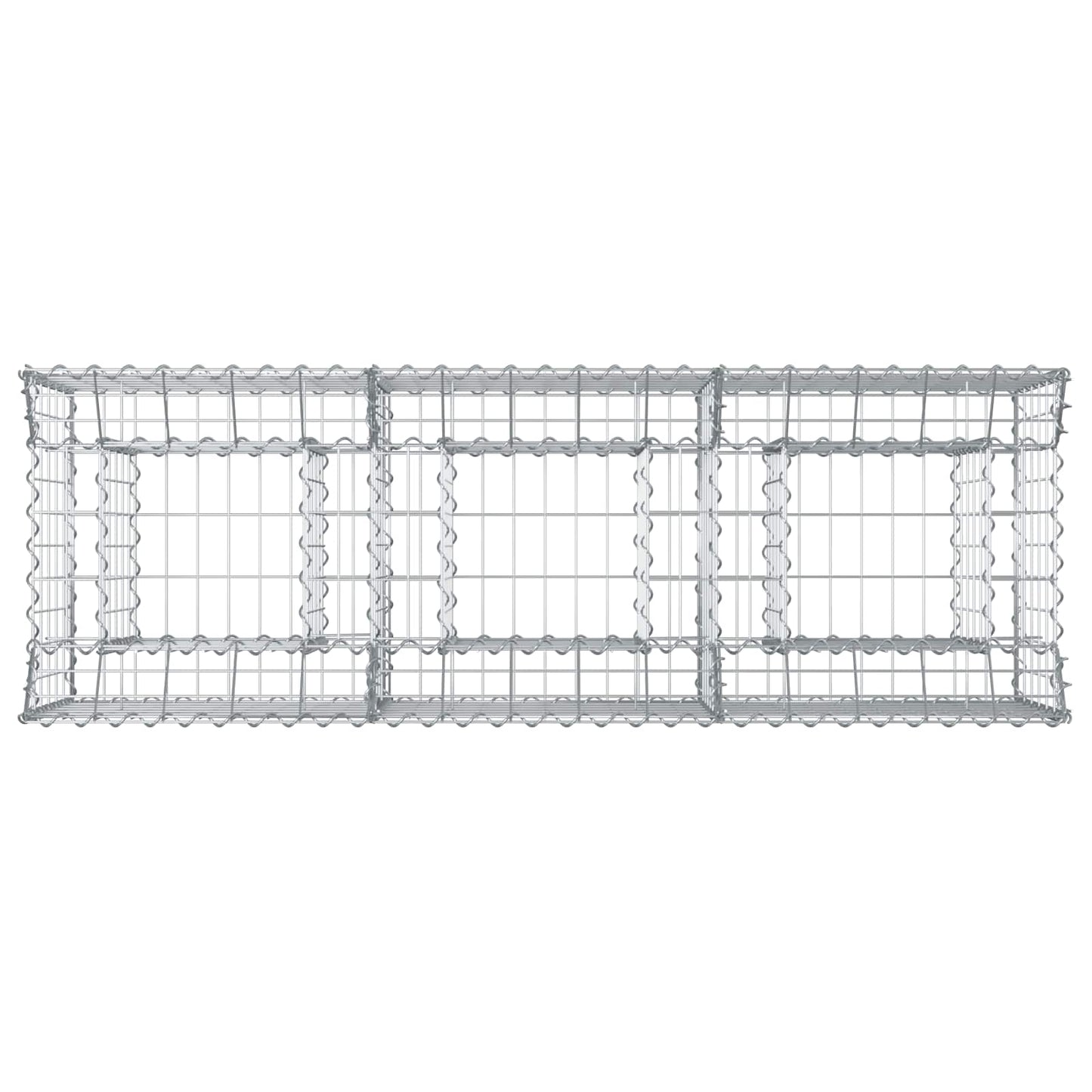 Gabion Raised Bed Silver