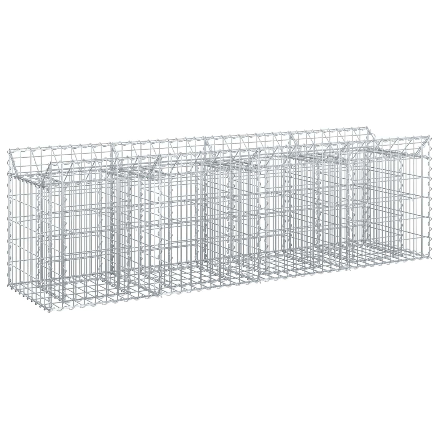 Gabion Raised Bed Silver