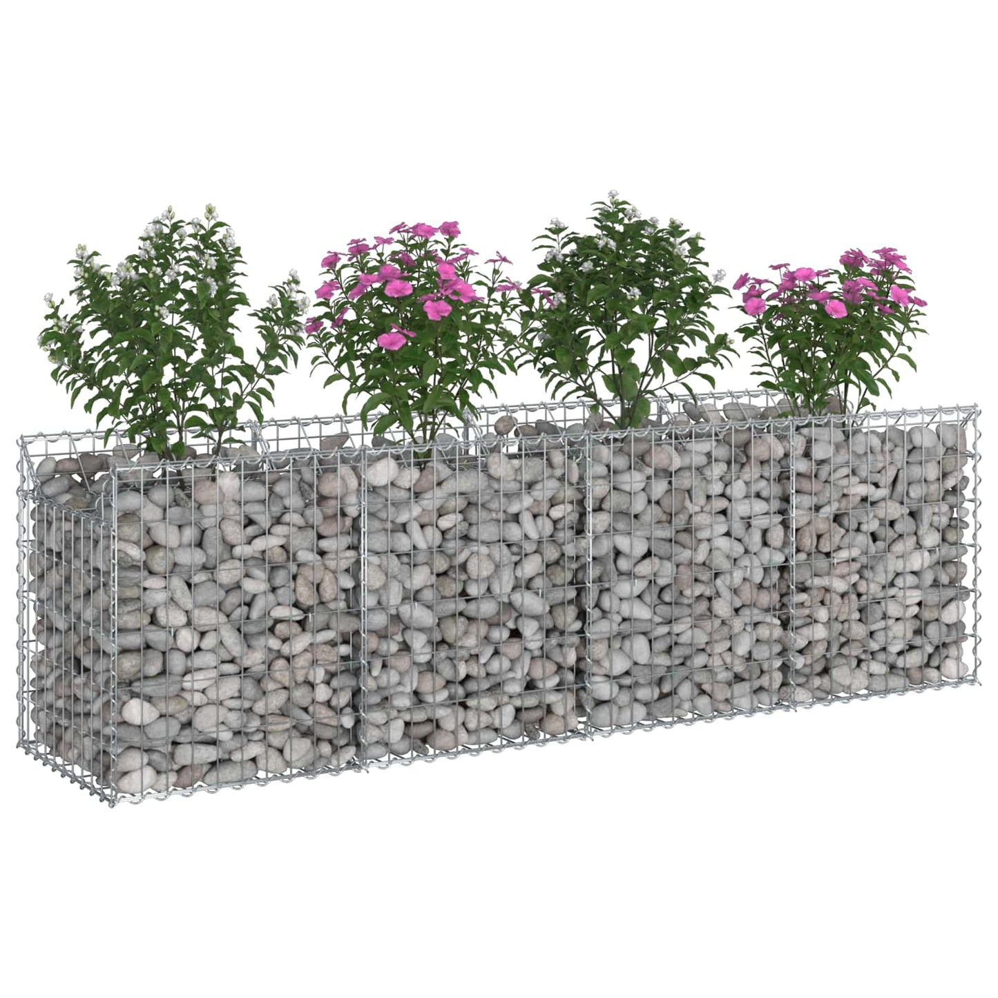 Gabion Raised Bed Silver