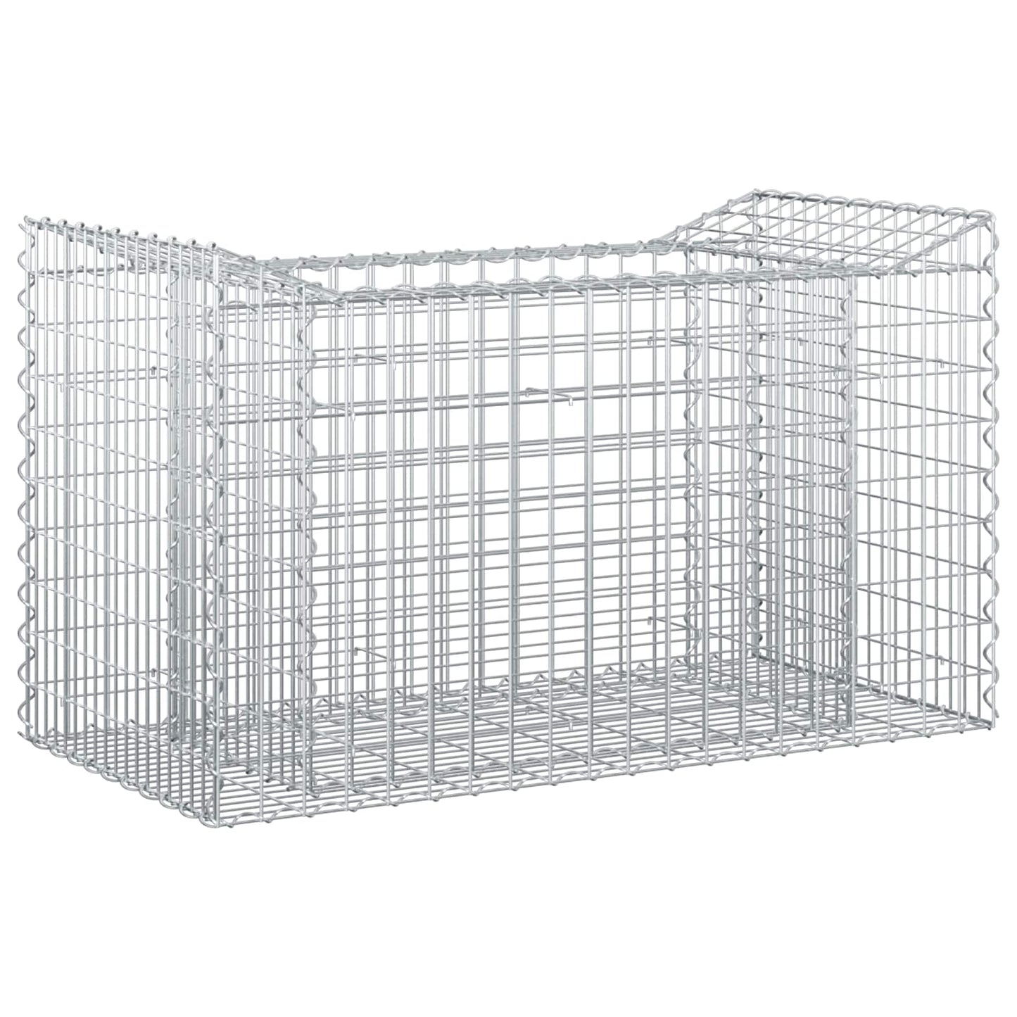 Gabion Raised Bed Silver