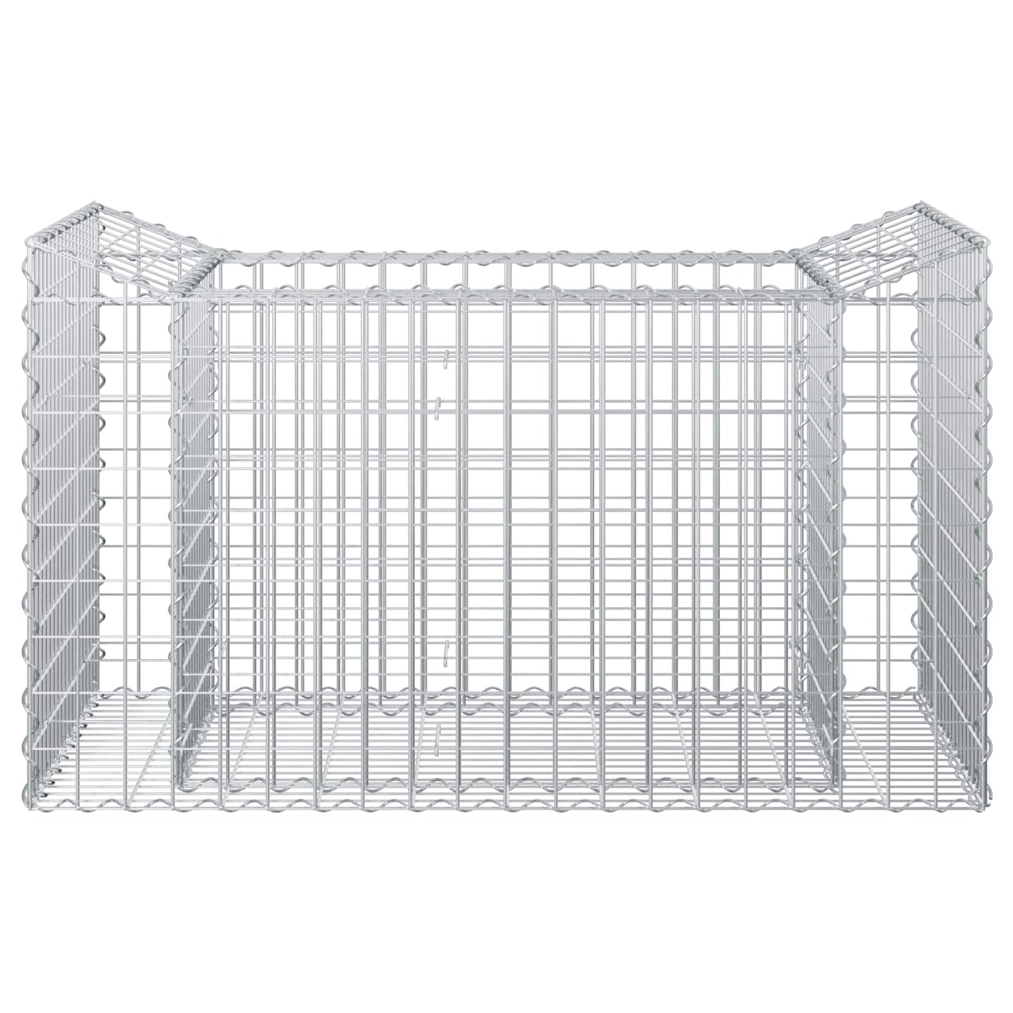Gabion Raised Bed Silver