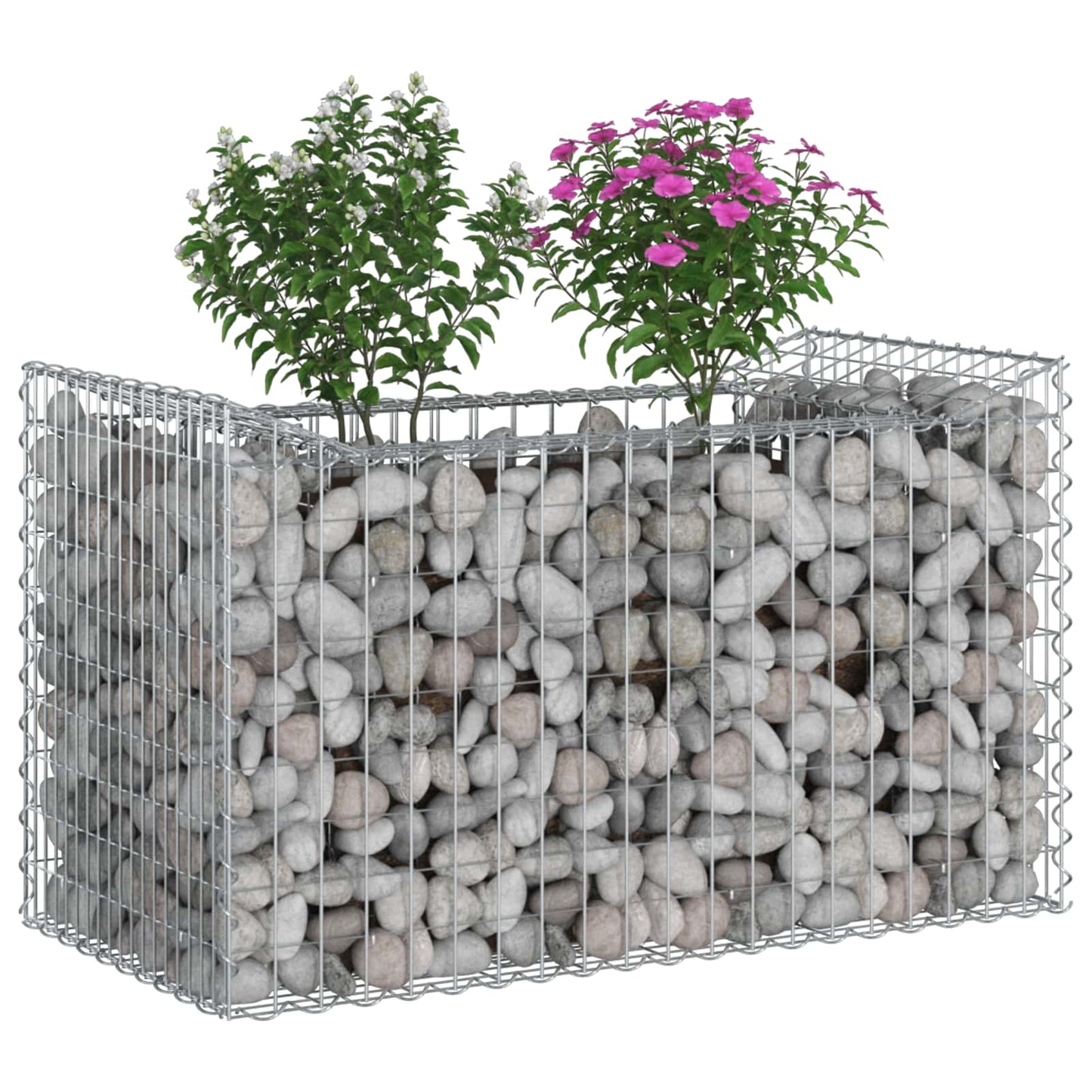 Gabion Raised Bed Silver