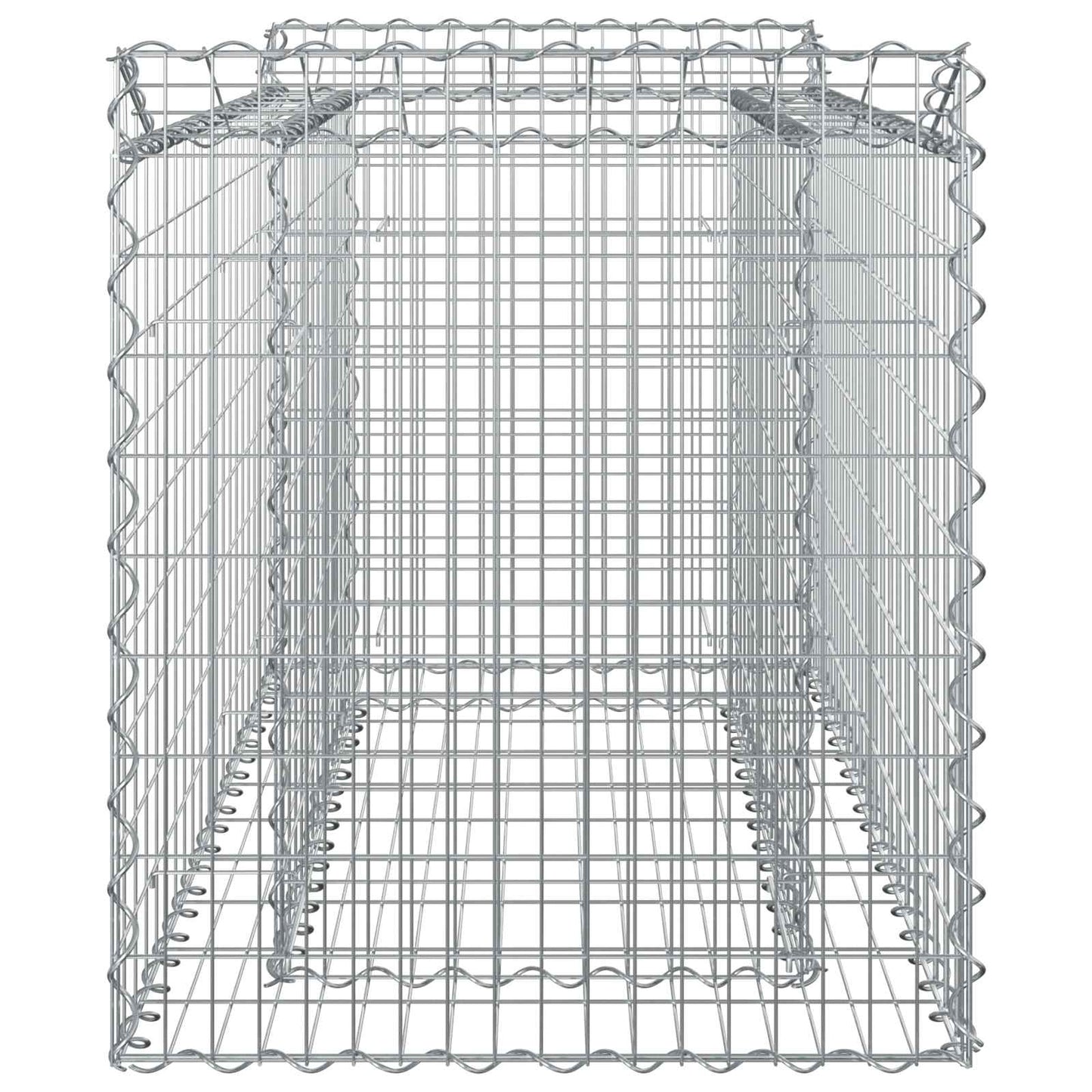 Gabion Raised Bed Silver
